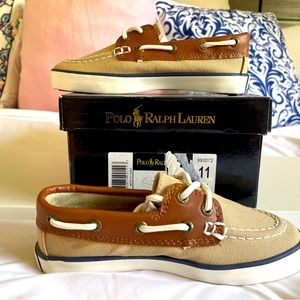 Never worn - size 11 boys boat shoe